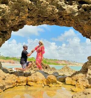 Último pedido de casamento feito por Joelson. (Foto: Arquivo pessoal)