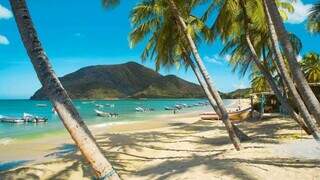 Vista da Ilha Margarida, um dos destinos de praias na região do Caribe Venezuelano (Foto: Reprodução)