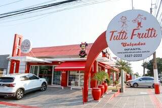 A Tutti Frutti Calçados está localizada na Rua Goiás, 841, esquina com a Euclides da Cunha no bairro Jardim dos Estados.. (Foto: Paulo Francis)