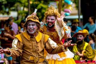 Apresentação de teatro promovida com apoio de recursos direcionados pela Prefeitura de Campo Grande. (Foto: Divulgação/PMCG)