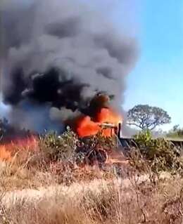 Caminhão que pegou fogo no Pantanal devastou 67 mil hectares