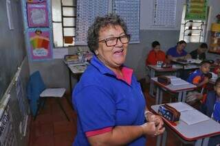  Marieta é professora há oito anos na unidade da escola na Fazenda Ipanema. (Foto: Paulo Francis)