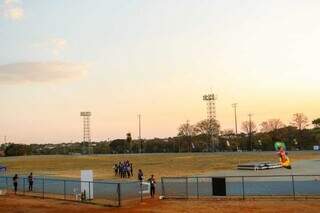 Provas acontecem na pista de atletismo do Parque Ayrton Senna, em Campo Grande (Foto: Juliano Almeida) 