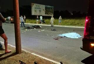 Motociclista morre em acidente na Avenida Dr. Nasri Siufi, no Tijuca (Foto: Direto das Ruas)