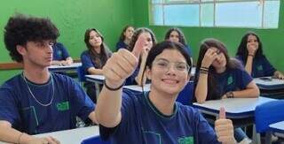 Alunos em sala de aula no início do ano. (Foto: Assessoria)