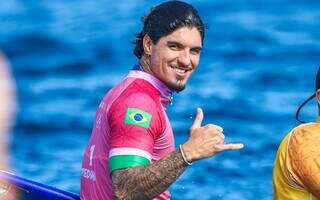 Gabriel Medina disputa a semifinal do surf neste sábado (Foto: William Lucas/COB)