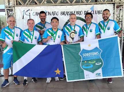 Time de MS é vice-campeão brasileiro de clubes de futebol de mesa 