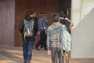 Estudantes em escola da rede estadua de ensino. (Foto: Marcos Maluf)