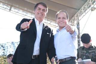 Ex-presidente Bolsonaro e o deputado estadual Coronel David (Foto: Reprodução)