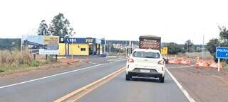 Posto da PRF (Polícia Rodoviária Federal) na BR-262. (Foto: Maristela Brunetto)