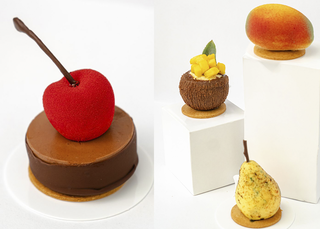 A loja tem no cardápio entremet de pêra, limão siciliano, manga, café, pistache, cacau, tropical com mousse de coco suave, geleia de abacaxi e manga e muitas outras variedades de sabores que vão te surpreender. (Foto: Divulgação)