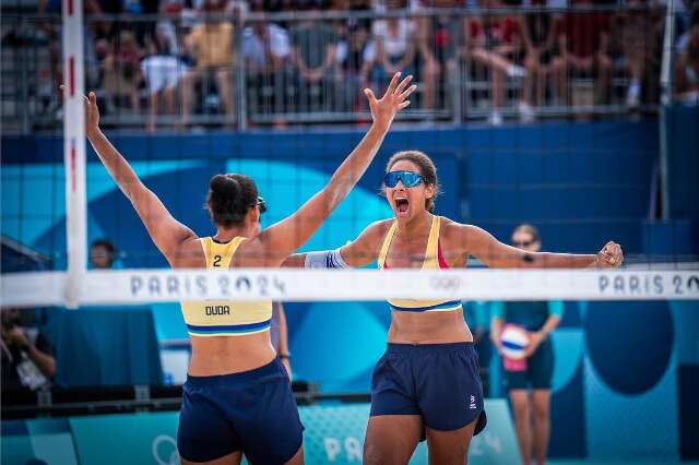 Dupla brasileira de v&ocirc;lei de praia est&aacute; na final dos Jogos Ol&iacute;mpicos de Paris