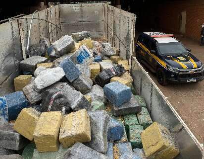 Carreta levava quase 11 toneladas de maconha em carga de milho