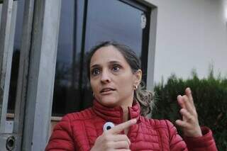 Paula Carvalho relata os transtornos com as obras (Foto: Paulo Francis)