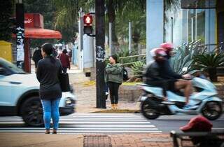 Tempo frio voltou a Mato Grosso do Sul na sexta-feira. (Foto: Henrique Kawaminami)