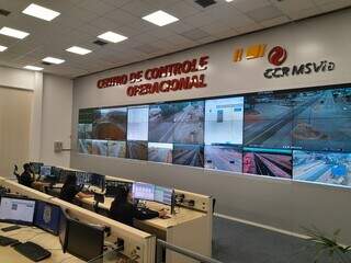 Centro de Controle Operacional da CCR vai receber as informações sobre possíveis focos de incêndios (Foto: Divulgação/CCR)