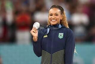 Rebeca Andrade tornou-se a maior ginasta medalista em Jogos Olímpicos. (Foto: Comitê Olímpico do Brasil)