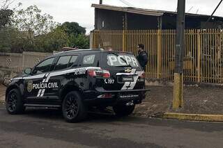 Polícia durante cumprimento de mandados em operação. (Foto: Divulgação)