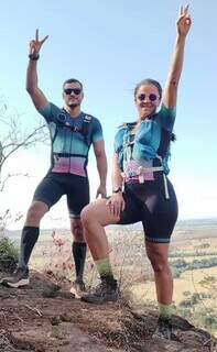 Casal irá participar de maratona de 14 horas em montanha no interior de Minas Gerais (Foto: Arquivo Pessoal)