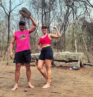 Diego começou a praticar o esporte influenciado pela esposa, e agora vão juntos para o desafio (Foto: Arquivo Pessoal)