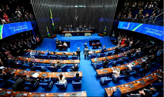 Plenário do Senado Federal durante sessão deliberativa, em julho. (Foto: Marcos Oliveira/Agência Senado)