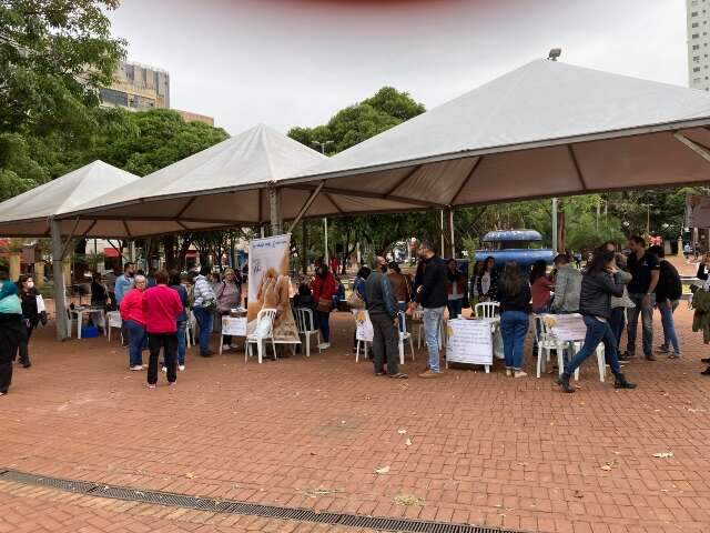 Psic&oacute;logos realizam atendimento gratuito na Pra&ccedil;a Ary Coelho