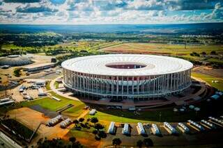 Estádio Nacional Mané Garrincha receberá jogo em outubro (Foto: Divulgação/Arena BSB)