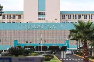 Fachada da Santa Casa de Campo Grande (Foto: Arquivo/Campo Grande News)