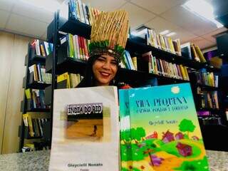 Escritora guató já publicou outros dois livros. (Foto: Arquivo pessoal)