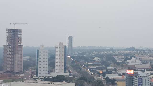 Sob fuma&ccedil;a, MS tem chance de chuva e at&eacute; 4&ordm;C