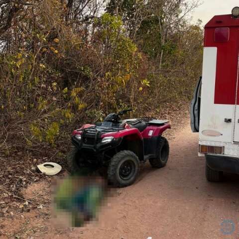 Homem morre em capotagem de quadriciclo na MS-412