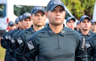 Policiais militares de Mato Grosso do Sul (Foto: reprodução / Governo)