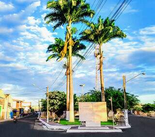 Entrada da pacata Campo Grande, em Alagoas (Divulgação/Prefeitura)