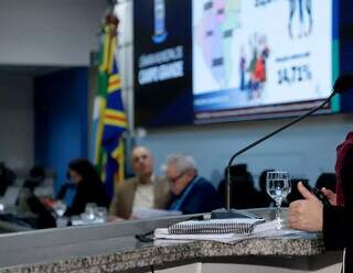 Vereadores em audiência pública na Câmara Municipal de Campo Grande (Foto: Izaías Medeiros/CMCG)