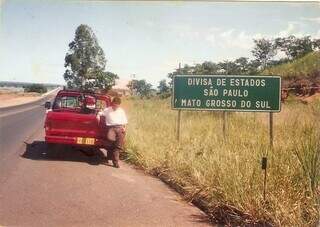 O dia em que ele mudou de vez para Campo Grande (Foto: arquivo pessoal)