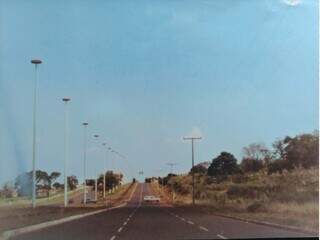 Rua Doutor Paulo Machado, a antiga Furnas, em 1985 (Foto: Eduardo Cabral)