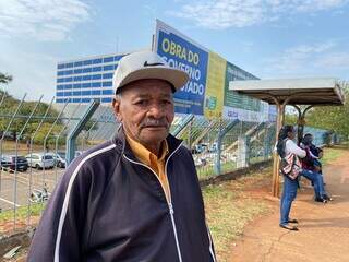 Erasmo Valdez não sabia que no Hospital Regional tinha unidade do Hemosul (Foto: Clara Farias)