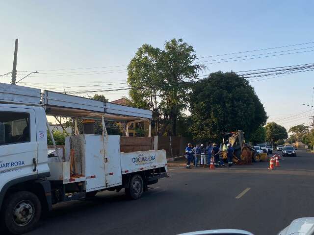 Obra deixa moradores da Vila Polon&ecirc;s sem &aacute;gua por mais de 24h