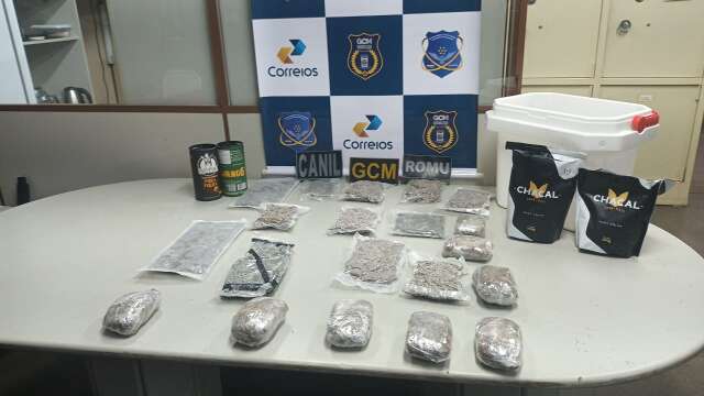 Traficantes tentam enviar droga pelos Correios em kit de terer&eacute;&nbsp;