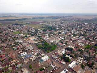 Vista área do munícipio de Rio Brilhante, a 161 km da Capital. (Foto: Prefeitura de Rio Brilhante)