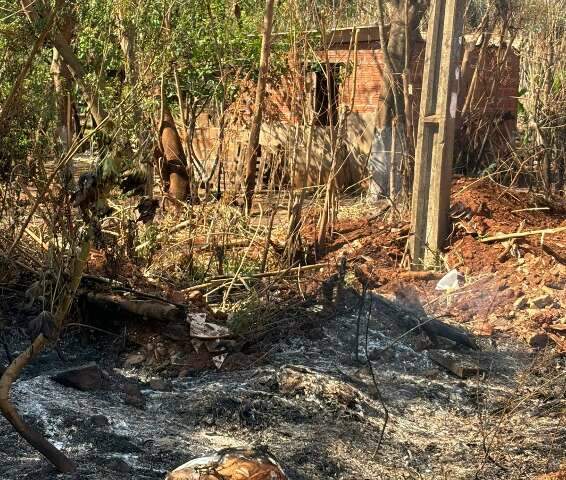 Terreno p&uacute;blico vira dep&oacute;sito de sujeira, invas&atilde;o e focos de inc&ecirc;ndio no Lageado