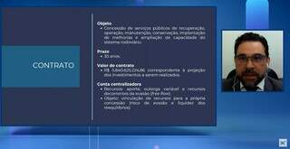 Modelagem jurídico-institucional abordada pelo procurador do Estado, Carlo Fabrizio (Imagem: Reprodução)