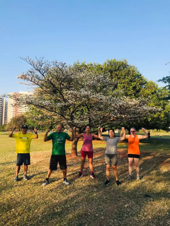 Celso durante treinos no Parque das Nações Indígenas (Foto: Arquivo Pessoal)