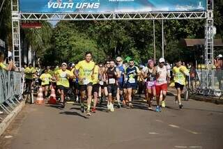 Edição passada da Volta UFMS, em setembro de 2023, em Campo Grande (Foto: Divulgação/UFMS)