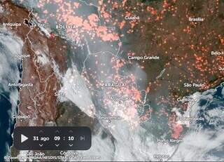 Campo Grande voltar&aacute; a sofrer com fuma&ccedil;a vinda de pa&iacute;ses vizinhos