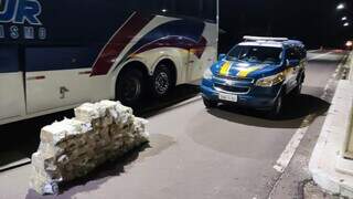 Passageiro &eacute; preso ao ser flagrado com 210 kg de coca&iacute;na em &ocirc;nibus de viagem