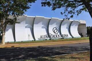 Fachada da sede da igreja Aliançados nos altos da Avenida Mato Grosso, em Campo Grande (Foto: Paulo Francis)