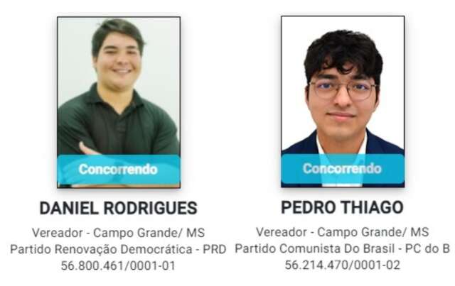 Candidatos mais novos nestas eleições parecem adolescentes