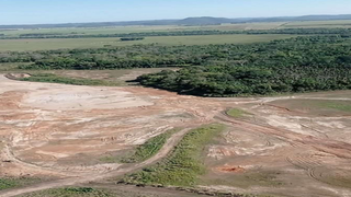 Calcário perto da área de banhado em Bonito. (Foto: Reprodução)