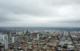 Imagem aérea de Campo Grande (Foto: Osmar Veiga)